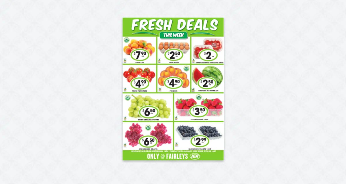 Fairleys IGA Shepparton North Local Specials 17/05/23 23/05/23